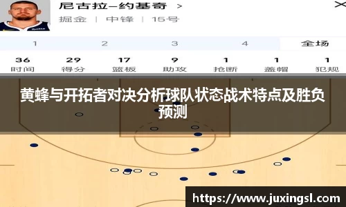 黄蜂与开拓者对决分析球队状态战术特点及胜负预测